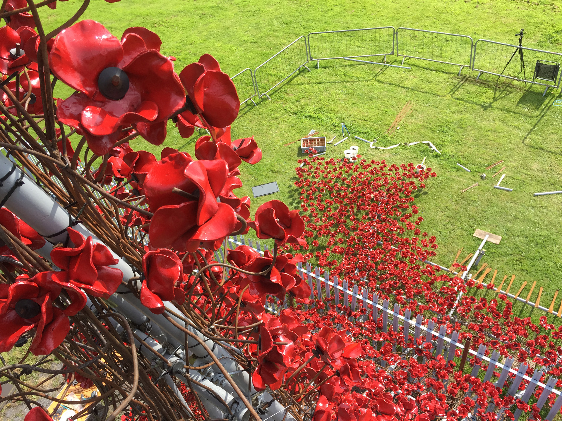 Weeping Window, 2015. Paul Cummins and Tom Piper